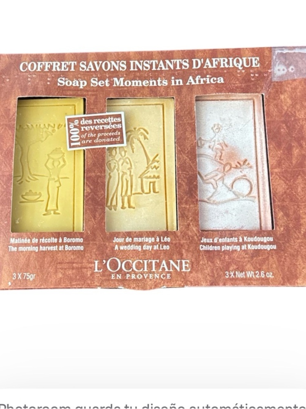 L'Occitane "Moments of Africa" soap set, new and very hard to find.